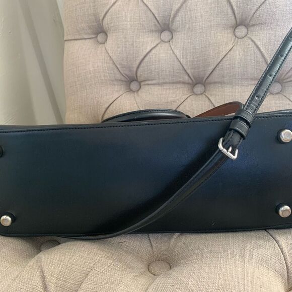 COACH sierra F57622 floral satchel bag set of two pink black large and medium - Picture 7 of 12